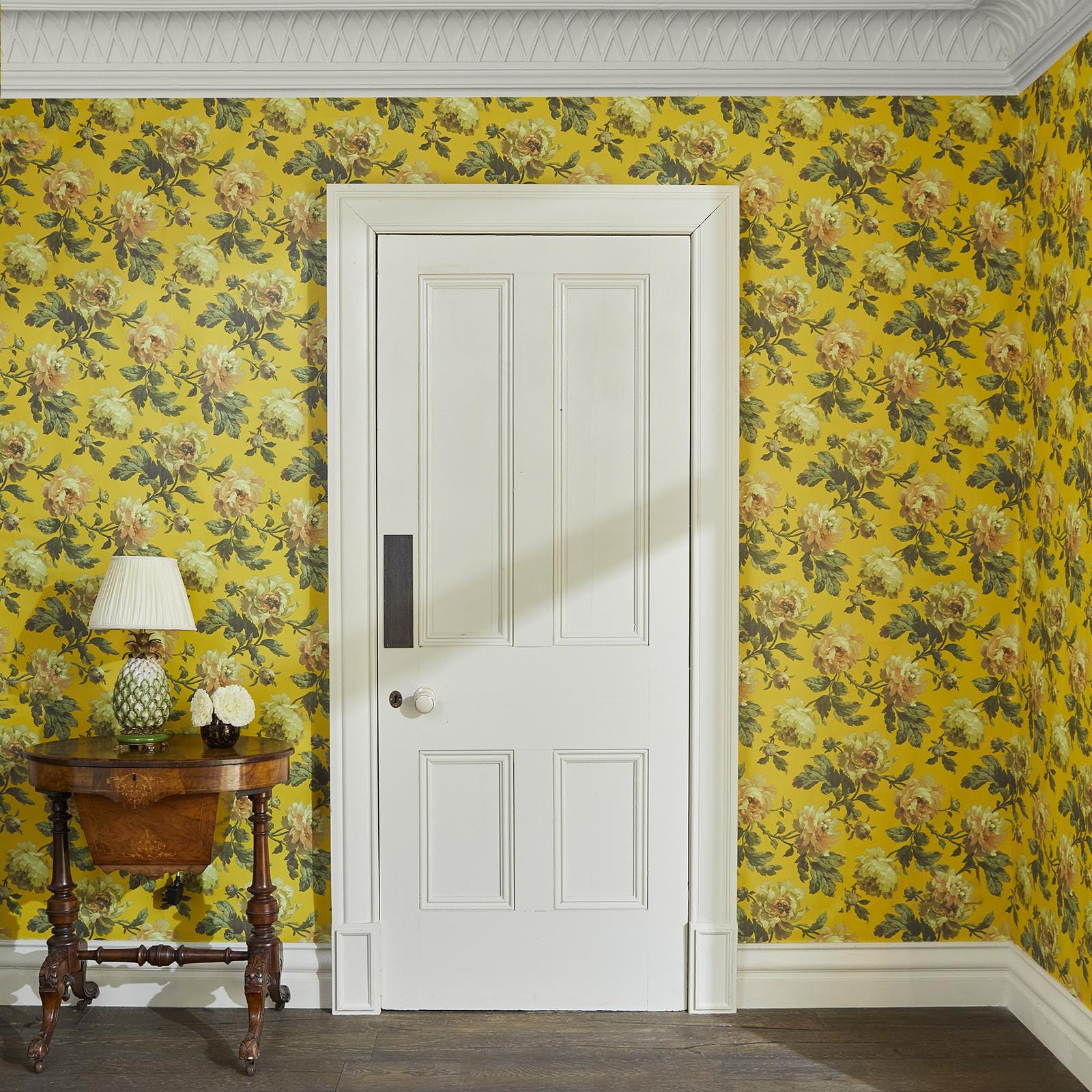 Peoneden Wallpaper - Ochre - House of Hackney - 1 - WA - PEO - DI - OCH - XXX - Premier Wallcovering
