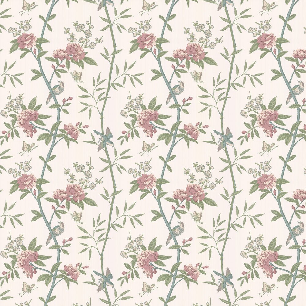 Peony & Blossom Wallpaper - Vintage - GP & J Baker - BW45066/8 - Premier Wallcovering