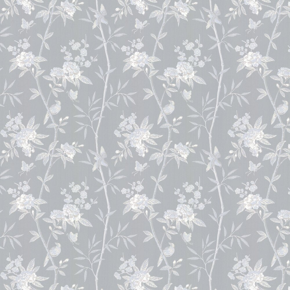 Peony & Blossom Wallpaper - Soft blue - GP & J Baker - BW45066/6 - Premier Wallcovering