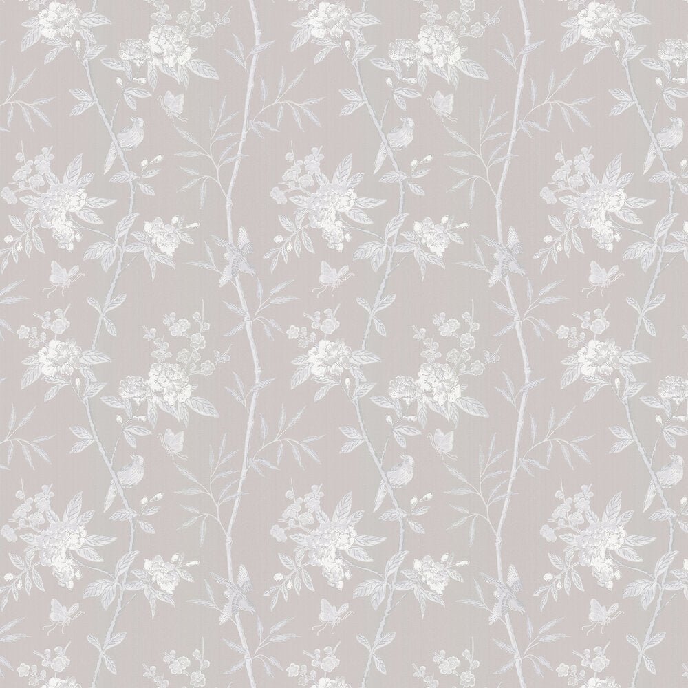 Peony & Blossom Wallpaper - Soft grey - GP & J Baker - BW45066/7 - Premier Wallcovering