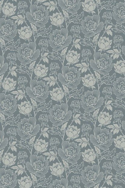 Peony Wallpaper - Light Blue - 2323 - Farrow & Ball - Premier Wallcovering