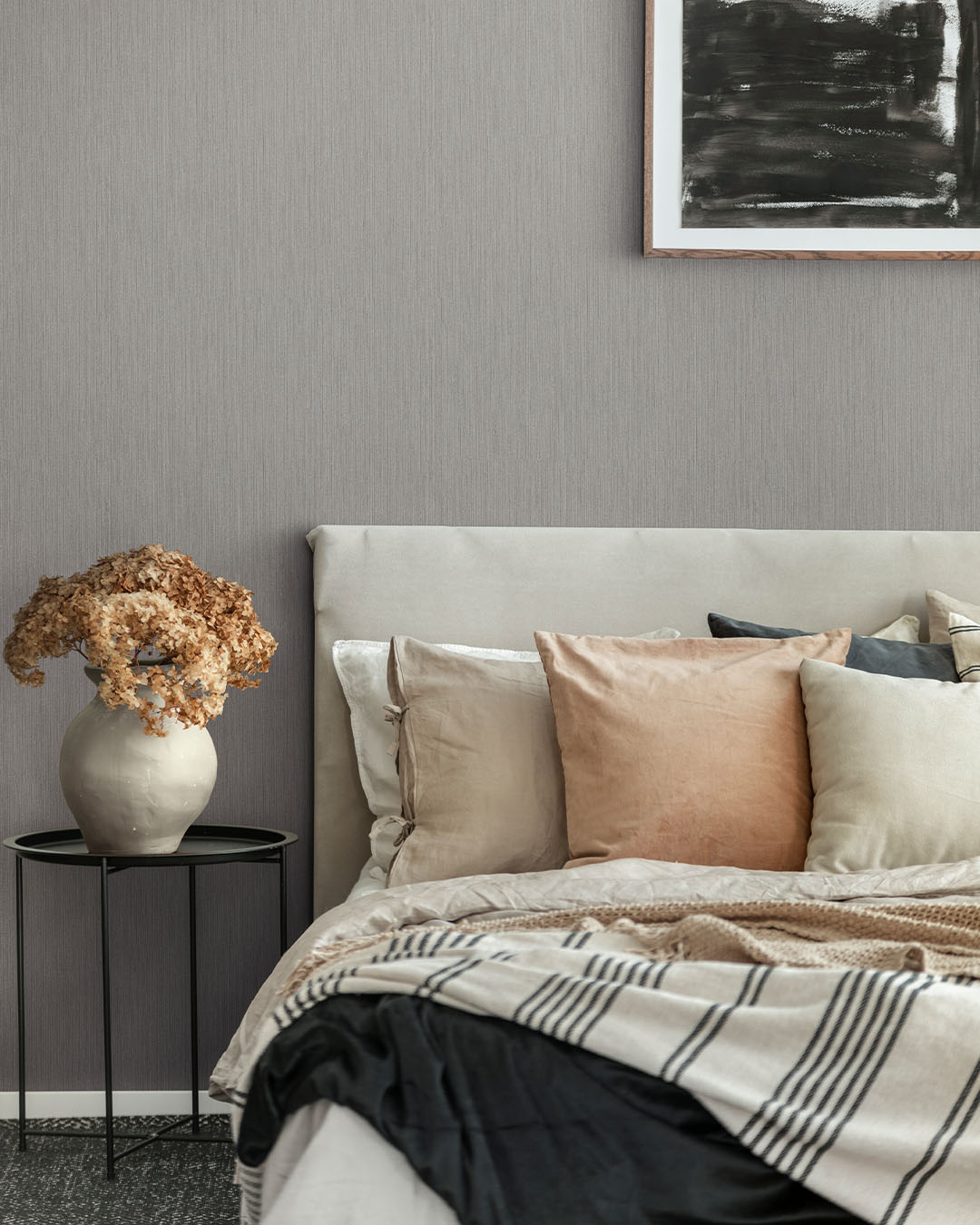 Peppar Wallpaper - Dark Gray/Brown - Midbec - 17209 - Premier Wallcovering