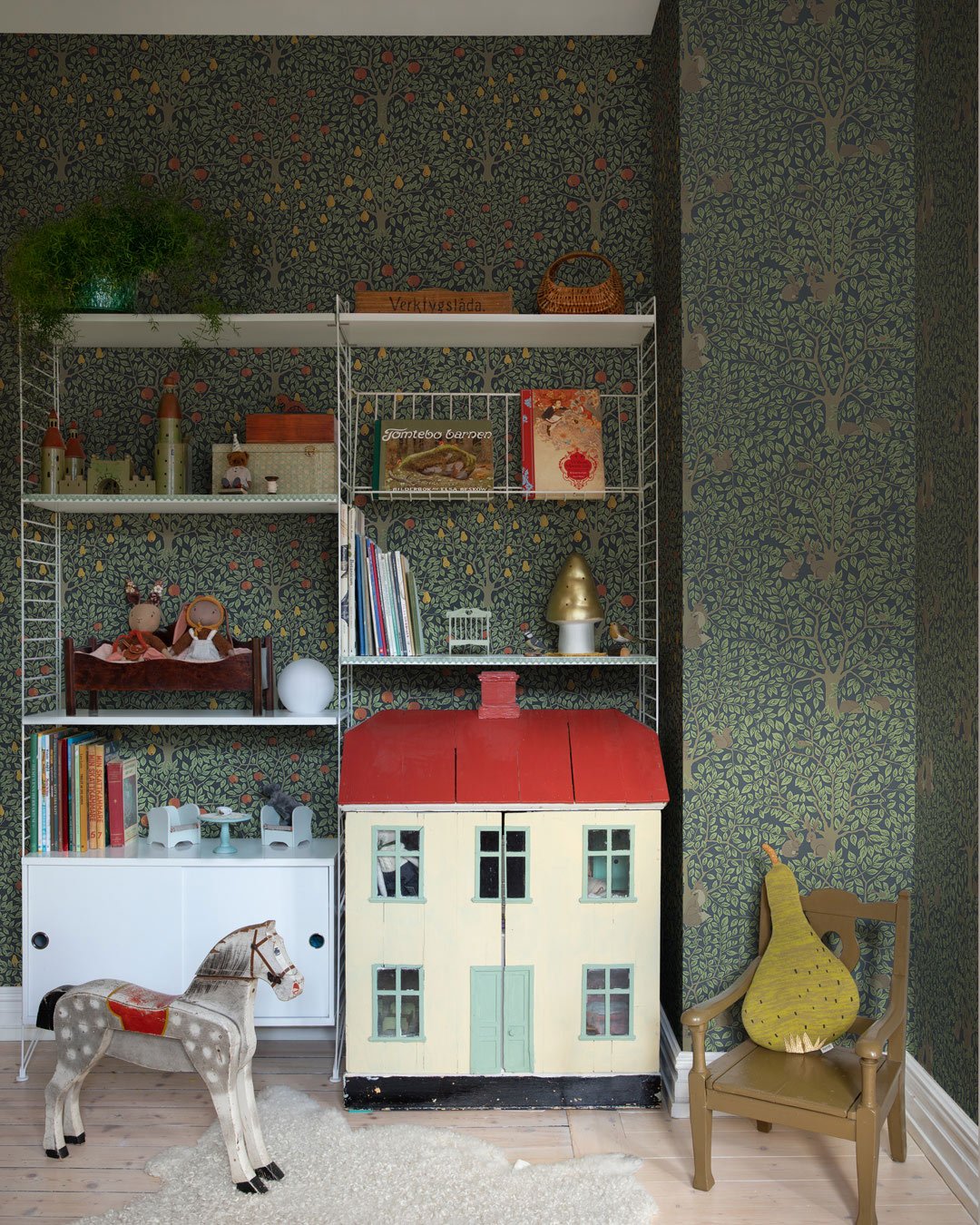 Per Wallpaper - Dark Blue - Midbec - 44115 - Premier Wallcovering