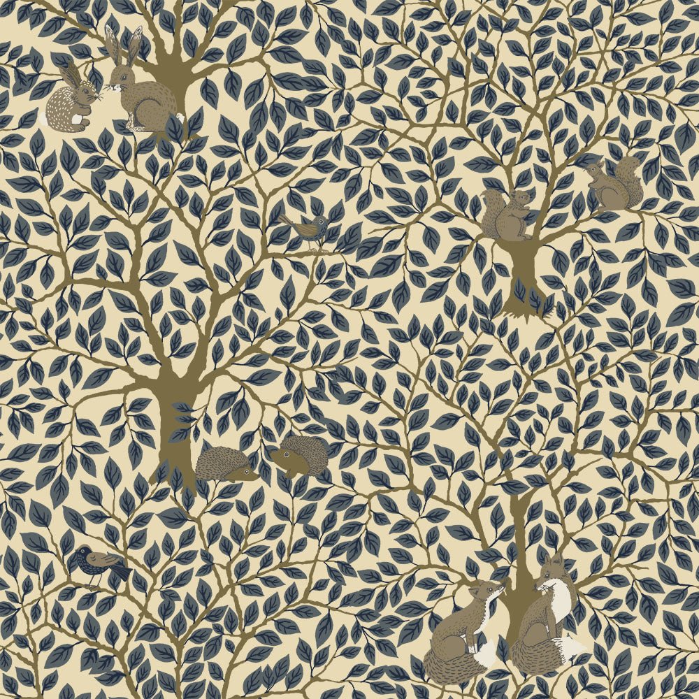 Per Wallpaper - Blue - Midbec - 44113 - Premier Wallcovering