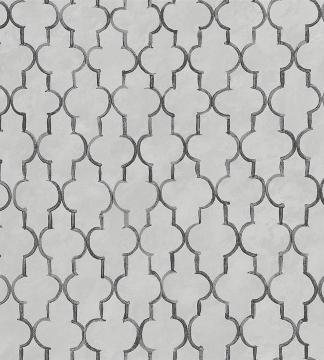 Pergola Trellis Wallpaper - Graphite - PDG1151/01 - Designers Guild - Premier Wallcovering