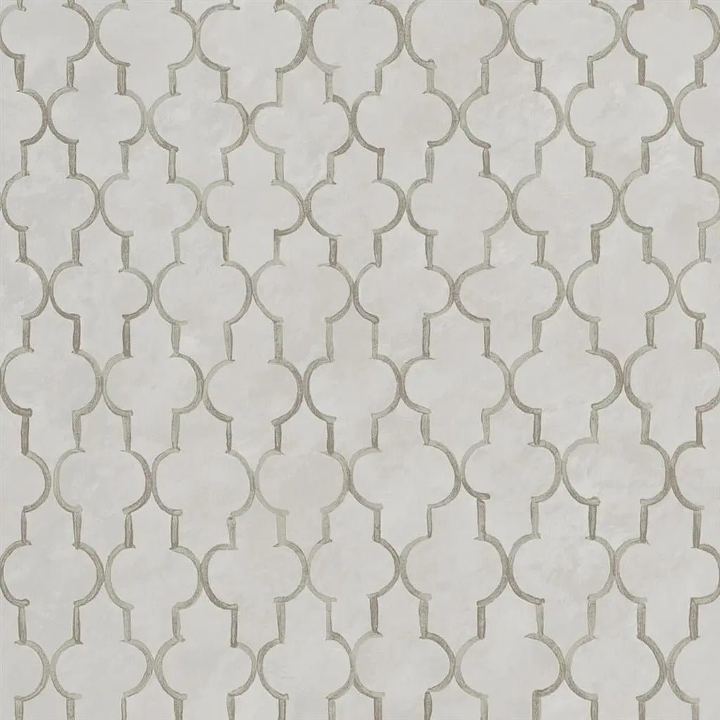 Pergola Trellis Wallpaper - Stone - Designers Guild - PDG1151/03 - Premier Wallcovering
