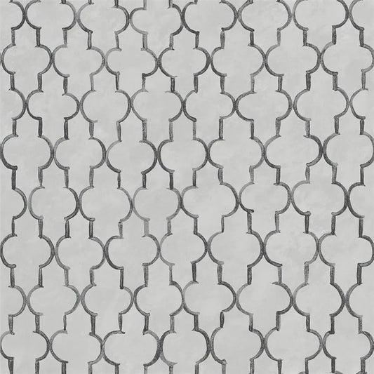 Pergola Trellis Wallpaper - Graphite - Designers Guild - PDG1151/01 - Premier Wallcovering