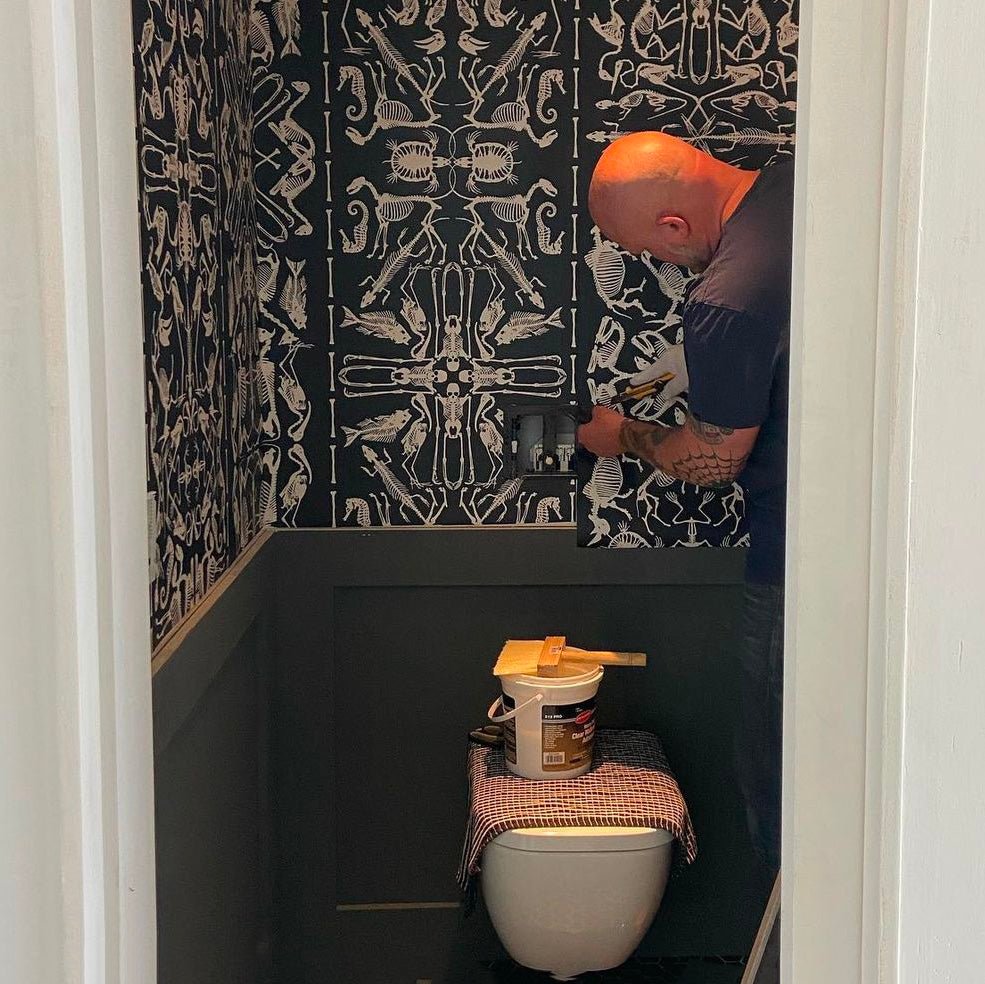 Perished Wallpaper - Black - NLXL - JOB - 03 - Premier Wallcovering
