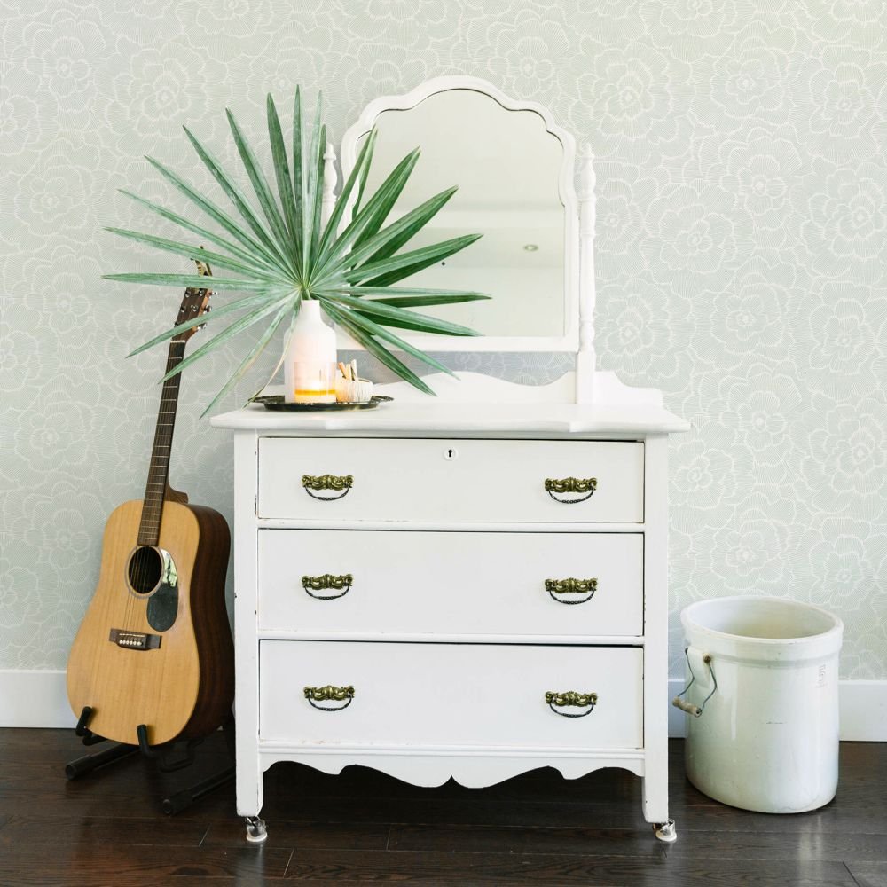 Periwinkle Wallpaper - Green - A Street Prints - FD26040 - Premier Wallcovering