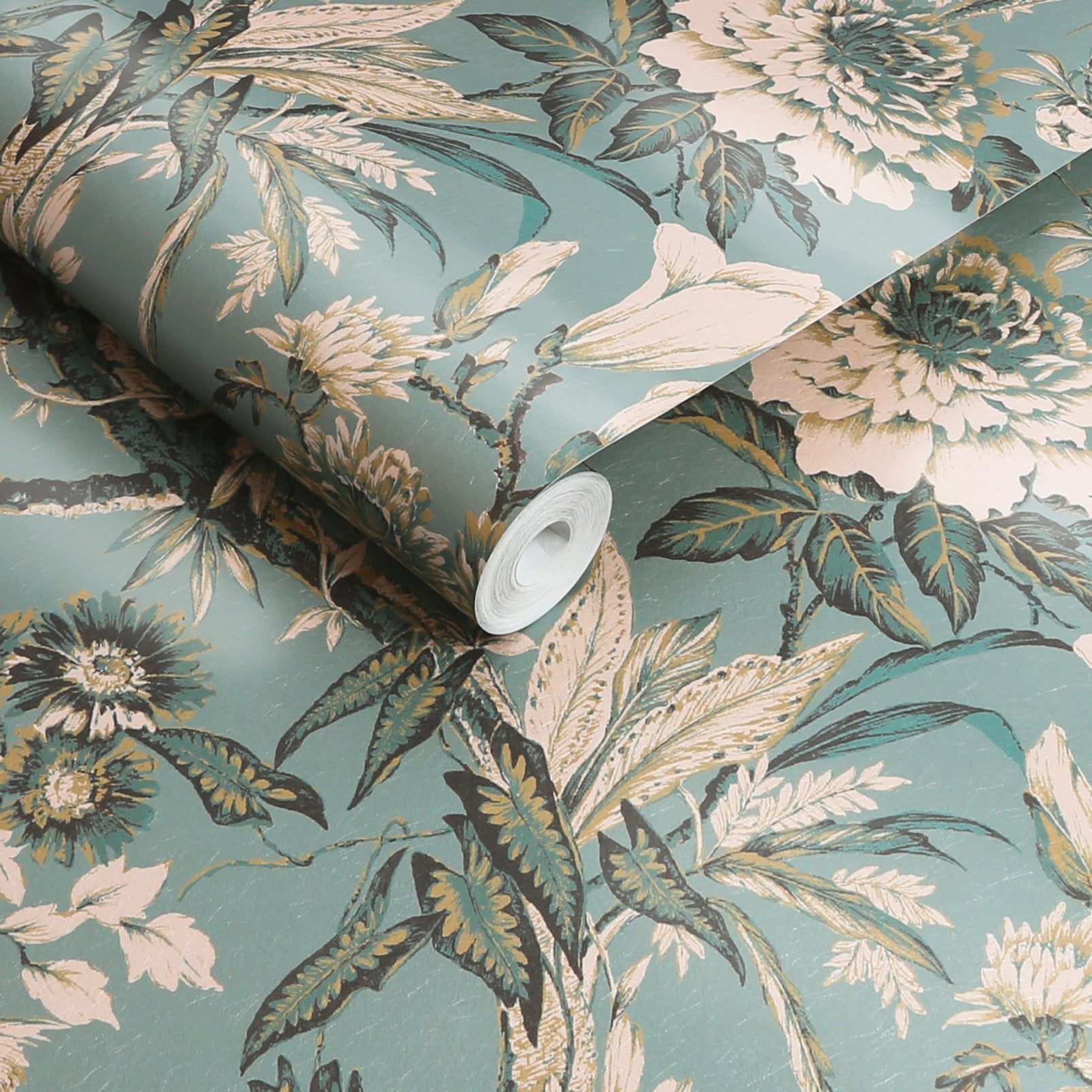 Perrow Wallpaper - Duck Egg - Graham & Brown - 127910 - Premier Wallcovering
