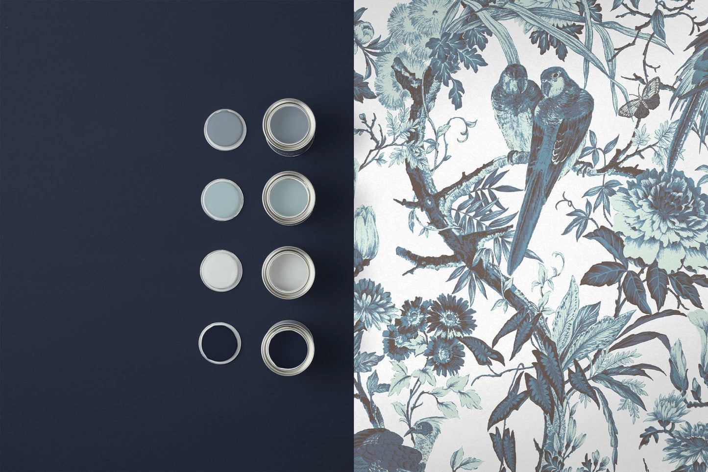 Perrow Wallpaper - Ink - Graham & Brown - 127909 - Premier Wallcovering