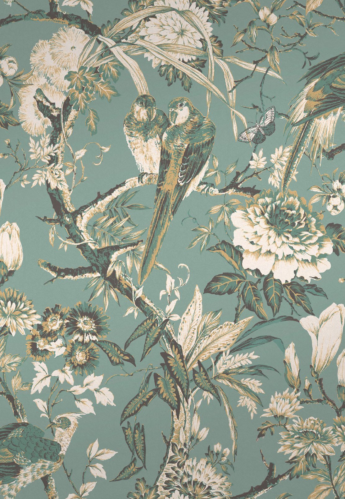Perrow Wallpaper - Duck Egg - Graham & Brown - 127910 - Premier Wallcovering