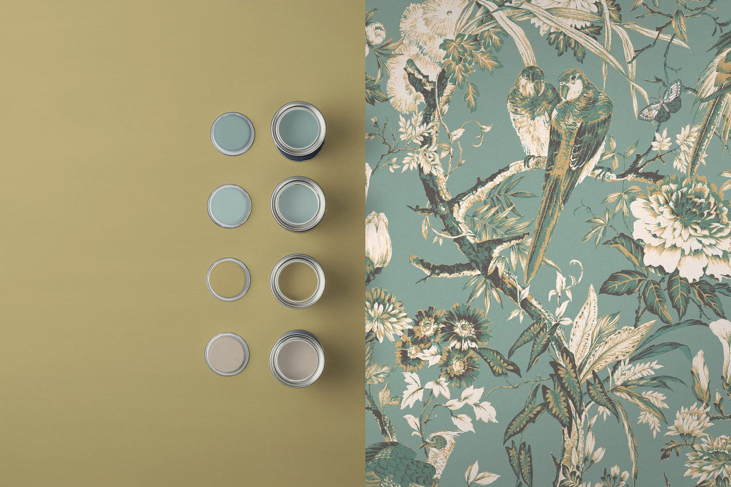 Perrow Wallpaper - Duck Egg - Graham & Brown - 127910 - Premier Wallcovering