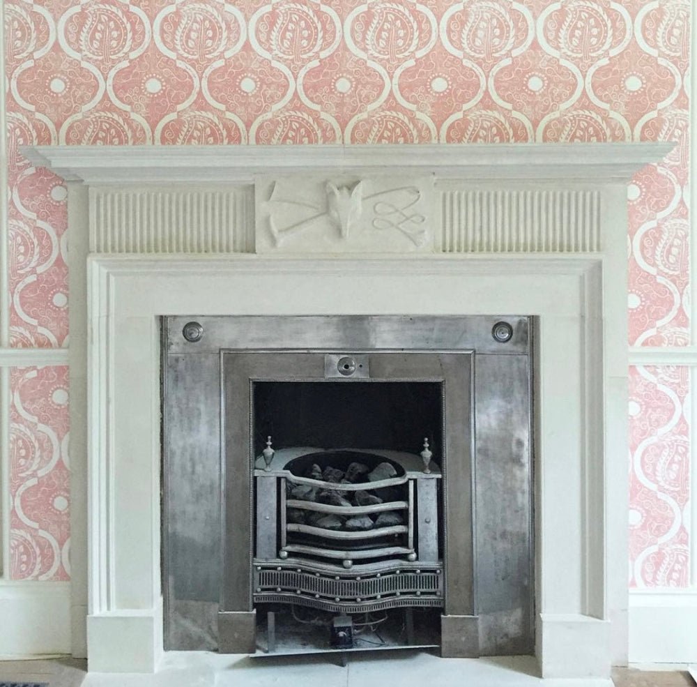 Persian Leaf Wallpaper - Pink - Blithfield - 840-08 - Premier Wallcovering