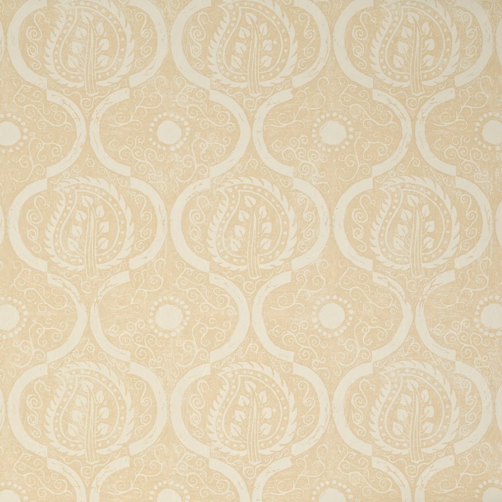 Persian Leaf Wallpaper - Yellow - Blithfield - 840-03 - Premier Wallcovering