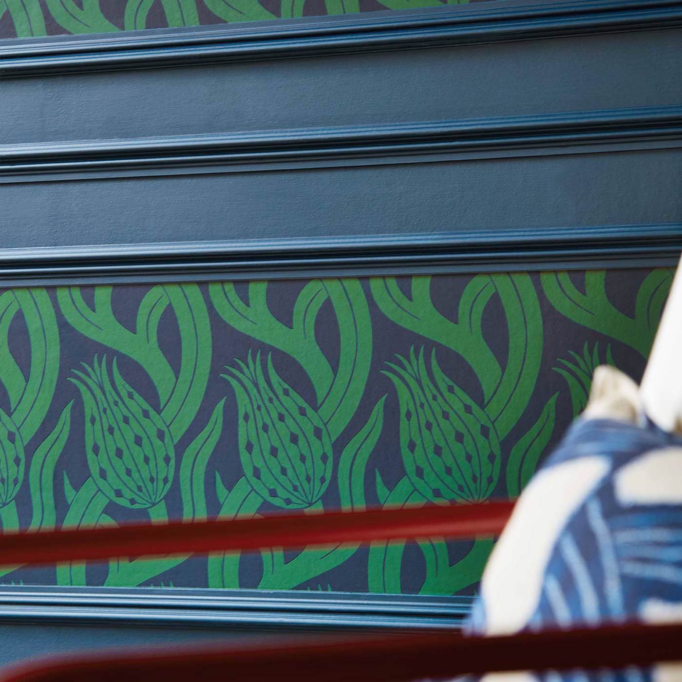 Persian Tulip Wallpaper - Poison - ZHIW312996 - Zoffany - Premier Wallcovering