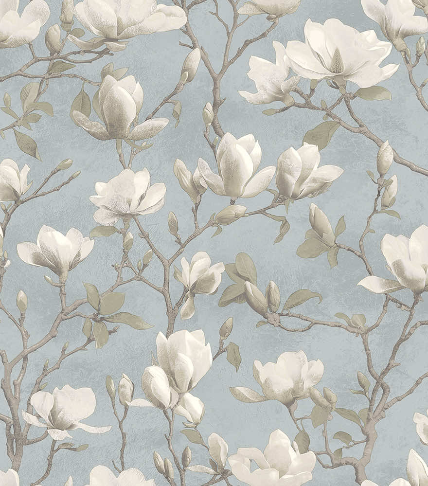 Petalina Wallpaper - Blue - Holden Décor - 36404 - Premier Wallcovering