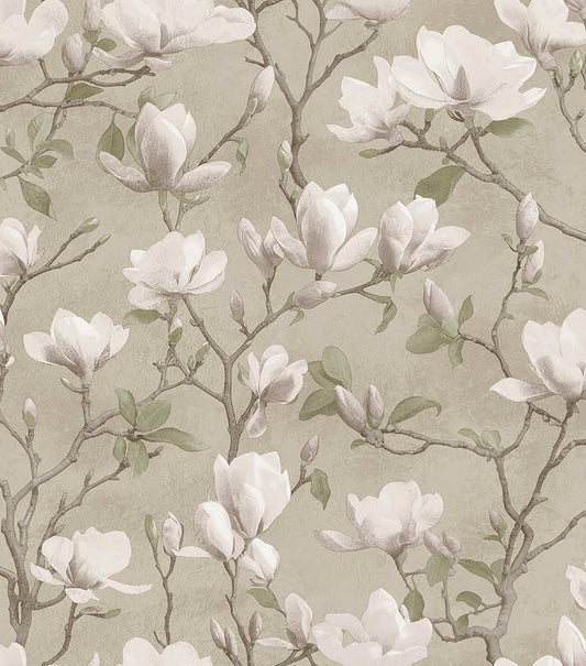 Petalina Wallpaper - Beige/Pink - Holden Décor - 36400 - Premier Wallcovering