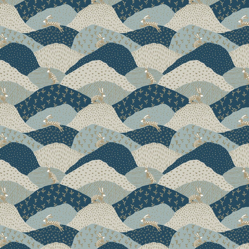 Peter Wallpaper - Blue Gray - A Street Prints - FD27300 - Premier Wallcovering