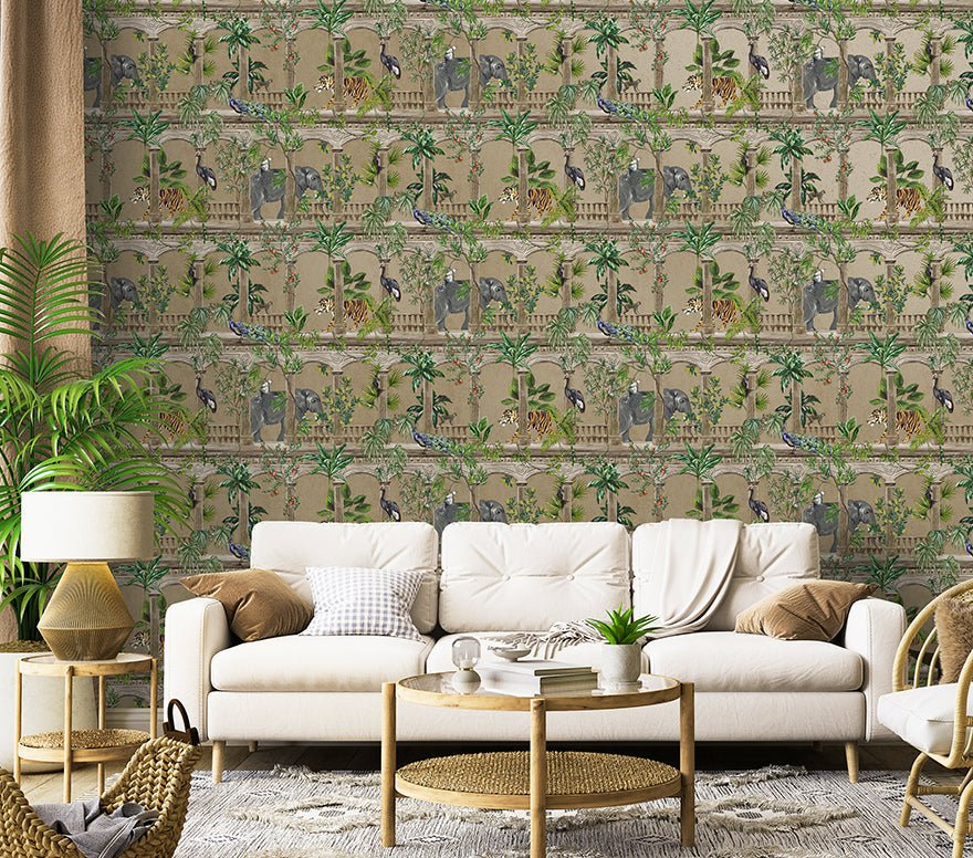 Petra Wallpaper - Gold - Holden Décor - 91350 - Premier Wallcovering
