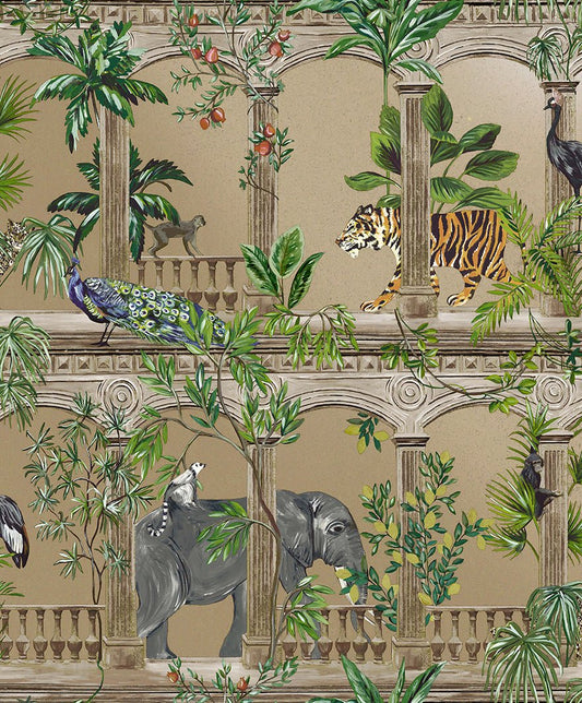 Petra Wallpaper - Gold - Holden Décor - 91350 - Premier Wallcovering