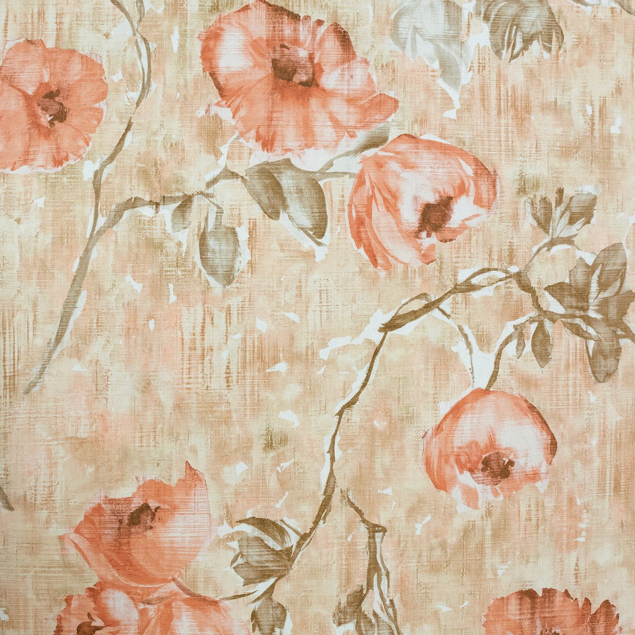 Petunia Julie Feels Home Wallpaper - Peach - Hohenberger - 26915 - Premier Wallcovering