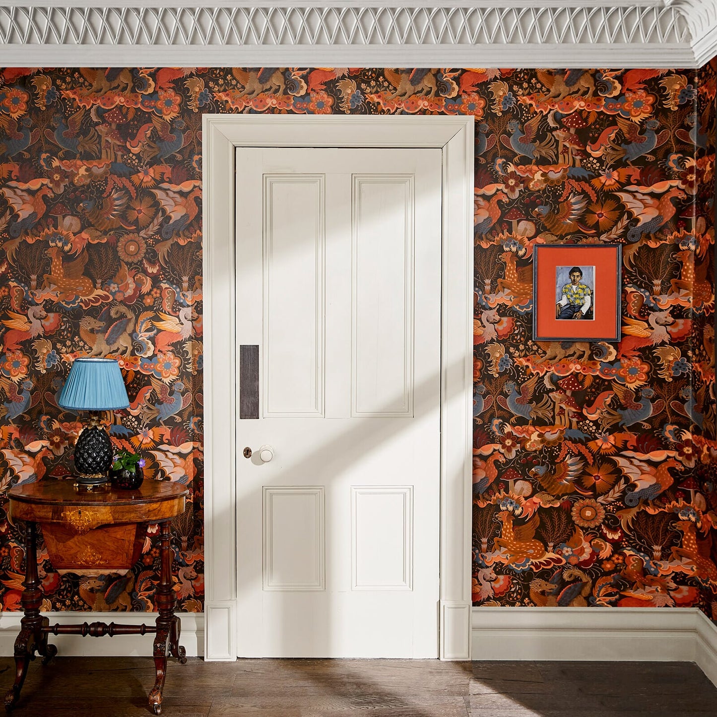 Phantasia Wallpaper - Orange - House of Hackney - 1 - WA - PHA - DI - SEL - XXX - Premier Wallcovering