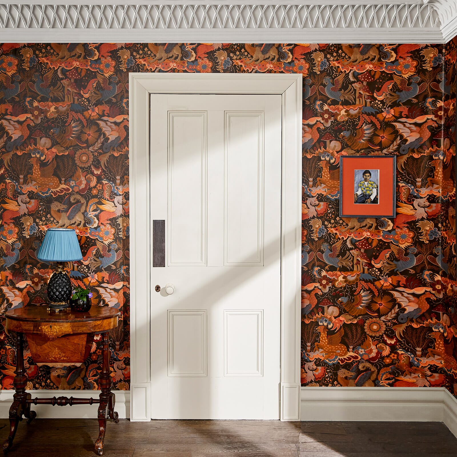 Phantasia Wallpaper - Orange - House of Hackney - 1 - WA - PHA - DI - SEL - XXX - Premier Wallcovering