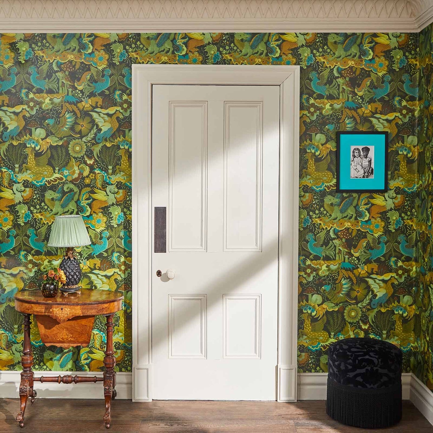 Phantasia Wallpaper - Emerald - Green - House of Hackney - 1 - WA - PHA - DI - EME - XXX - Premier Wallcovering