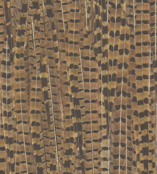 Pheasant Wallpaper - Brown - Woodchip & Magnolia - WM - 080R - Premier Wallcovering