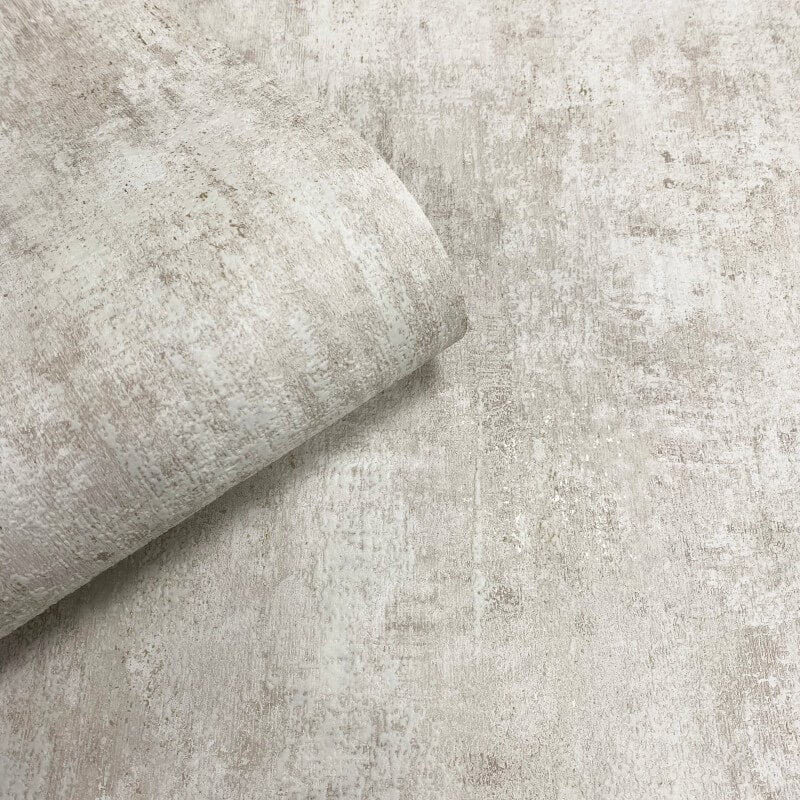 Phelan Industrial Texture Metallic Wallpaper - Cream - Muriva - 209102 - Premier Wallcovering
