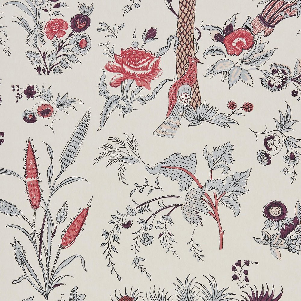 Phoebe Wallpaper - Beige - Penny Morrison - PHOEBE-BEIGE - Premier Wallcovering