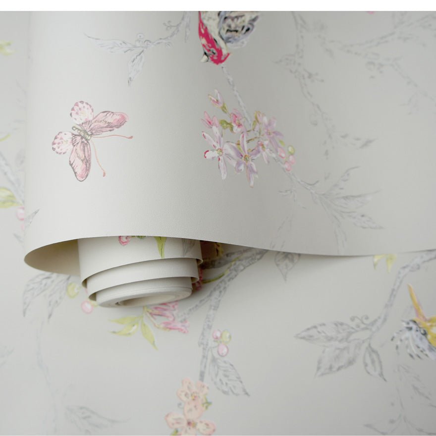 Phoebe Wallpaper - Dove - Holden Décor - 98081 - Premier Wallcovering