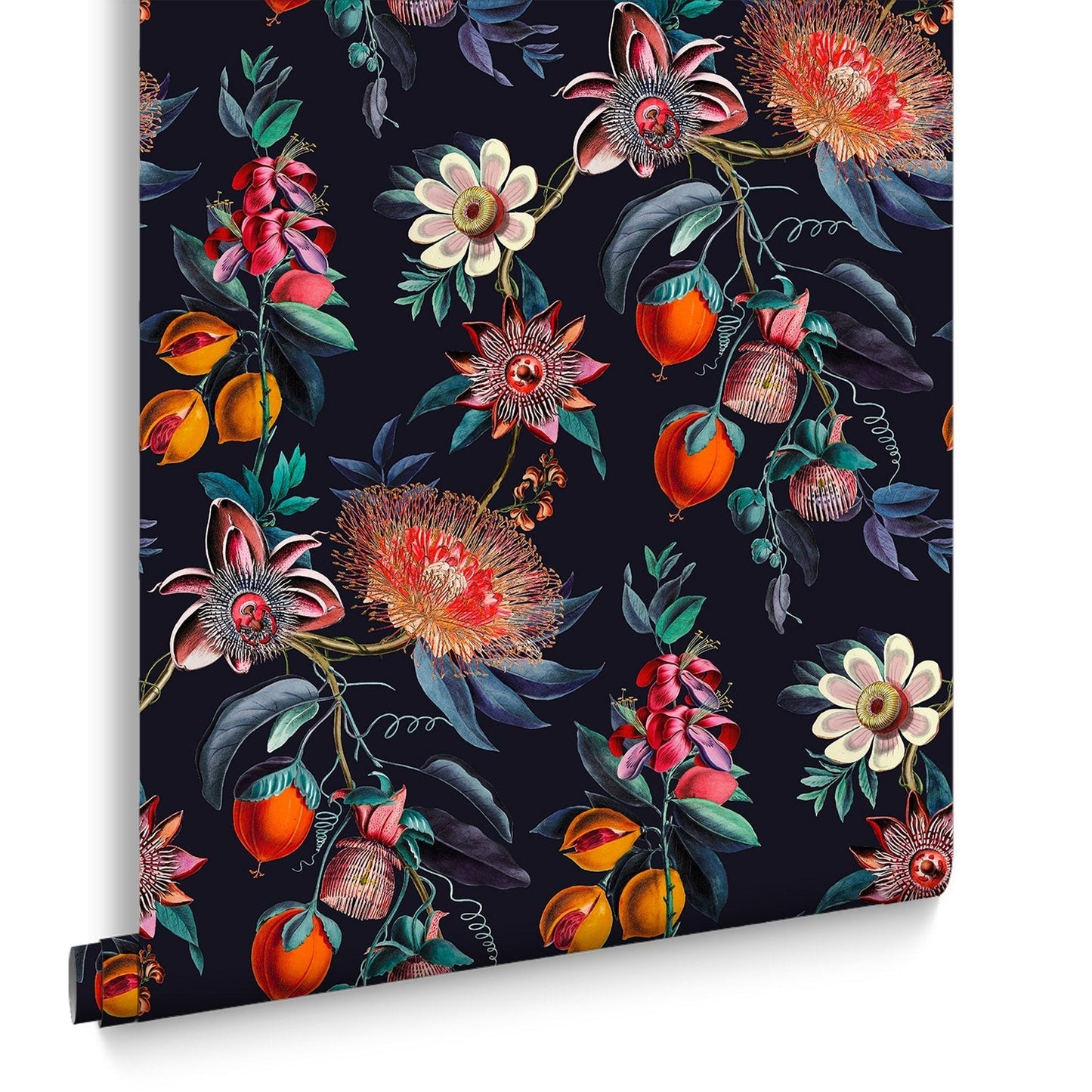 Physic Garden Wallpaper - Navy - Graham & Brown - 127917 - Premier Wallcovering