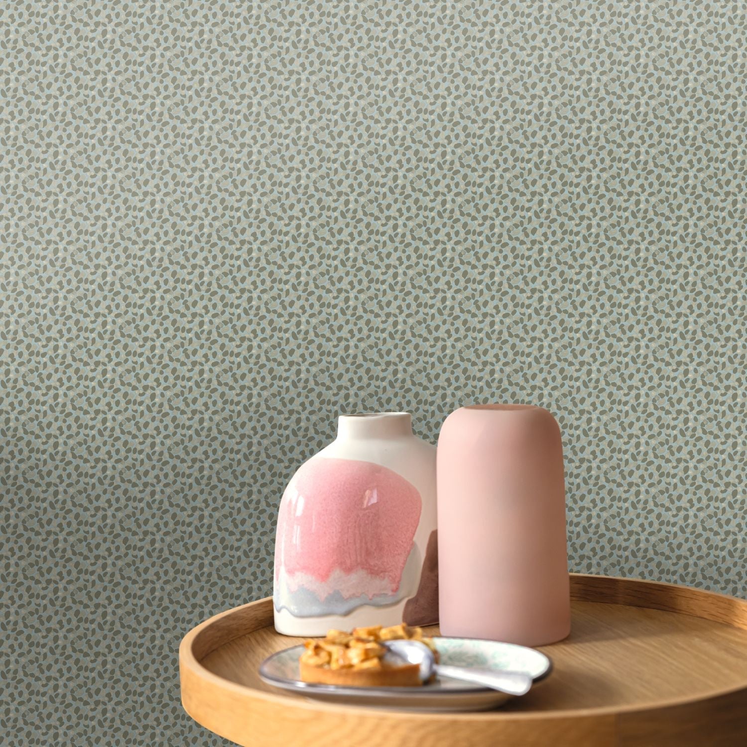 Physis Wallpaper - Bleu Grise - Caselio - 103656071 - Premier Wallcovering