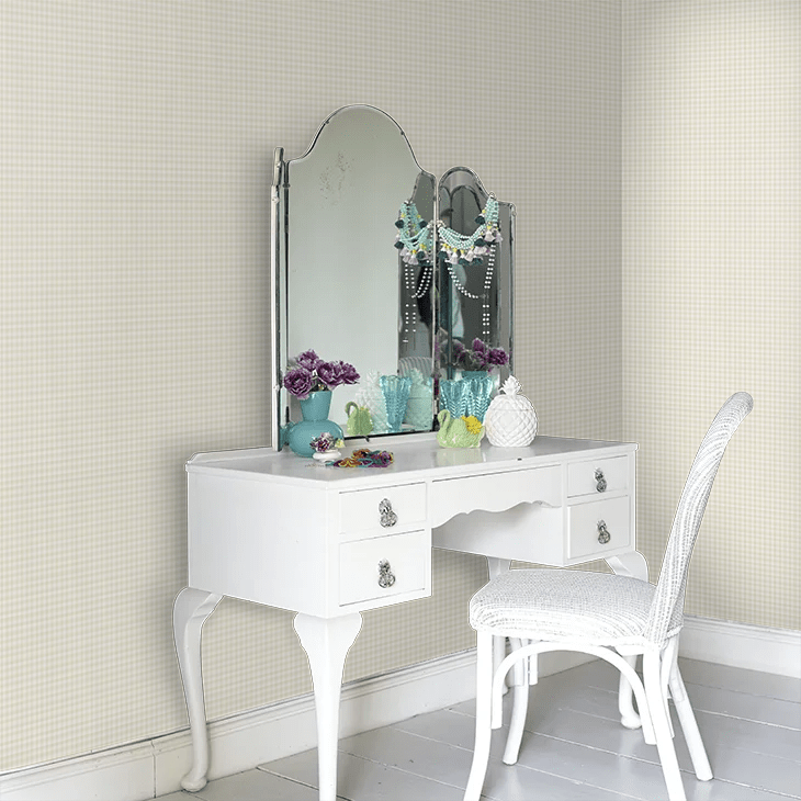 Picnic Check Wallpaper - Beige - Boråstapeter - 7867 - Premier Wallcovering