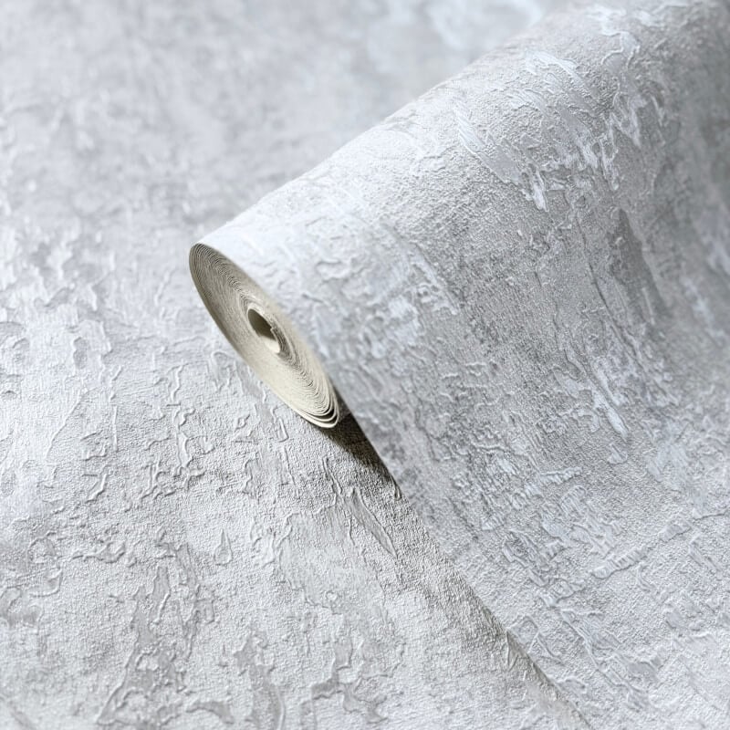 Piero Texture Metallic Wallpaper - Grey - Muriva - 811303 - Premier Wallcovering