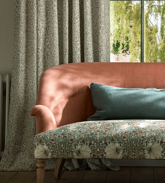 Pimpernel Fabric - Midnight/Opal - Morris & Co - 227212 - Premier Wallcovering