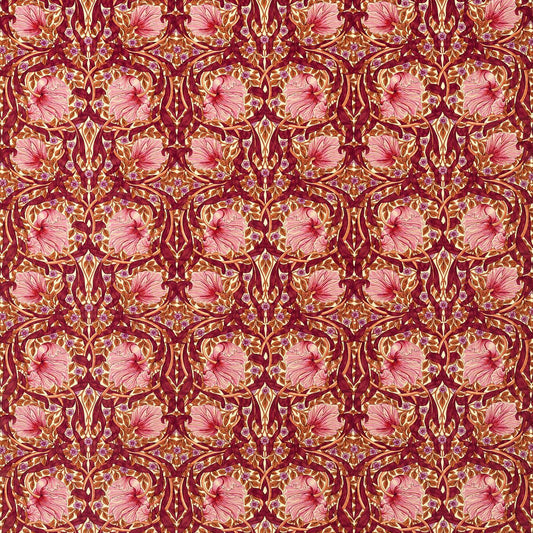 Pimpernel Velvet Fabric - Midnight Fields - Morris & Co - 227215 - Premier Wallcovering