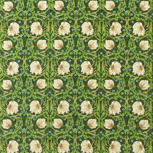 Pimpernel Velvet Fabric - Midnight Fields - Morris & Co - 227215 - Premier Wallcovering