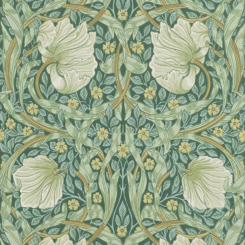 Pimpernel Wallpaper - Privet/Slate - Morris & Co - 216472 - Premier Wallcovering