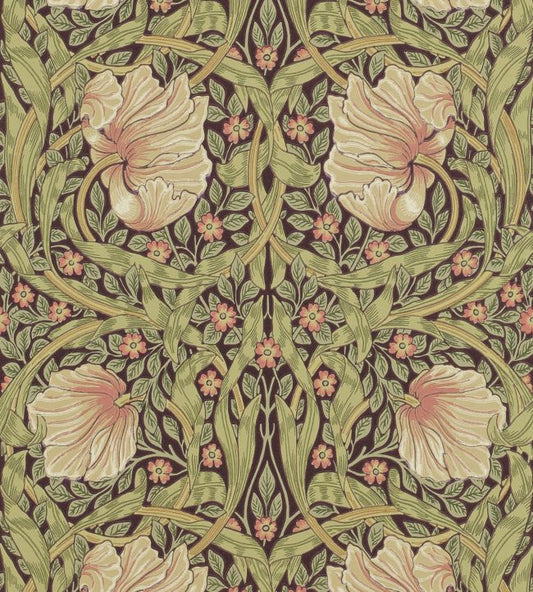 Pimpernel Wallpaper - Bullrush/Russet - 210387 - Morris & Co - Premier Wallcovering