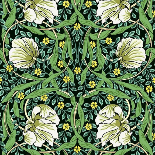 Morris Collections - 1072 - Pimpernel Wallpaper - Apple - Green - Premier Wallcovering