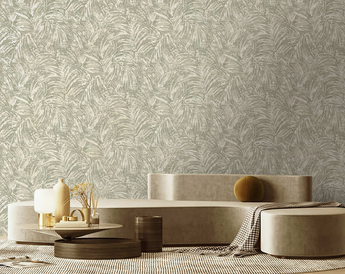 Pindo Palm Bead Wallpaper - Sage - Holden Décor - 99448 - Premier Wallcovering