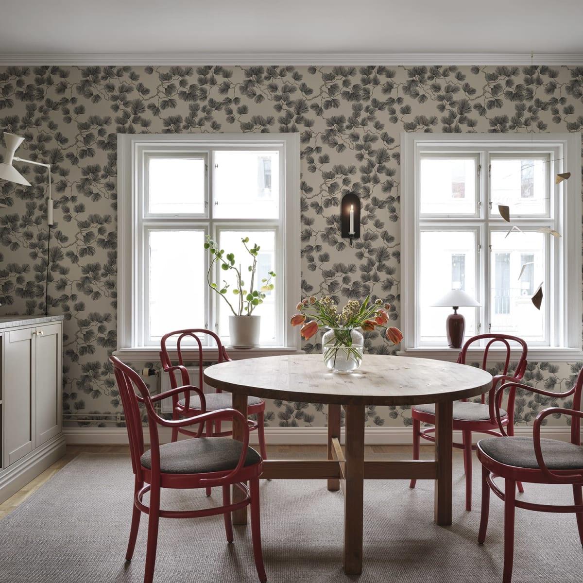 Pine Wallpaper - Brown - Sandberg - S10325 - Premier Wallcovering