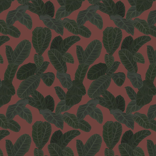 Piner Eden Wallpaper - Maroon - Ted Baker - 13125 - Premier Wallcovering