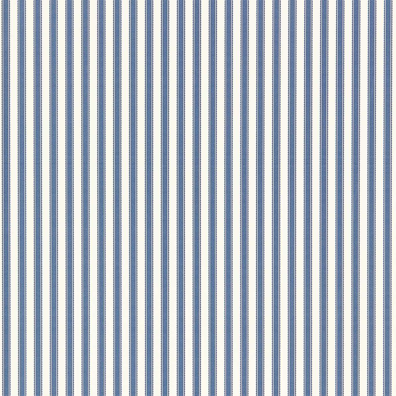 Pinetum Stripe Wallpaper - Indigo - DABW217254 - Sanderson - Premier Wallcovering