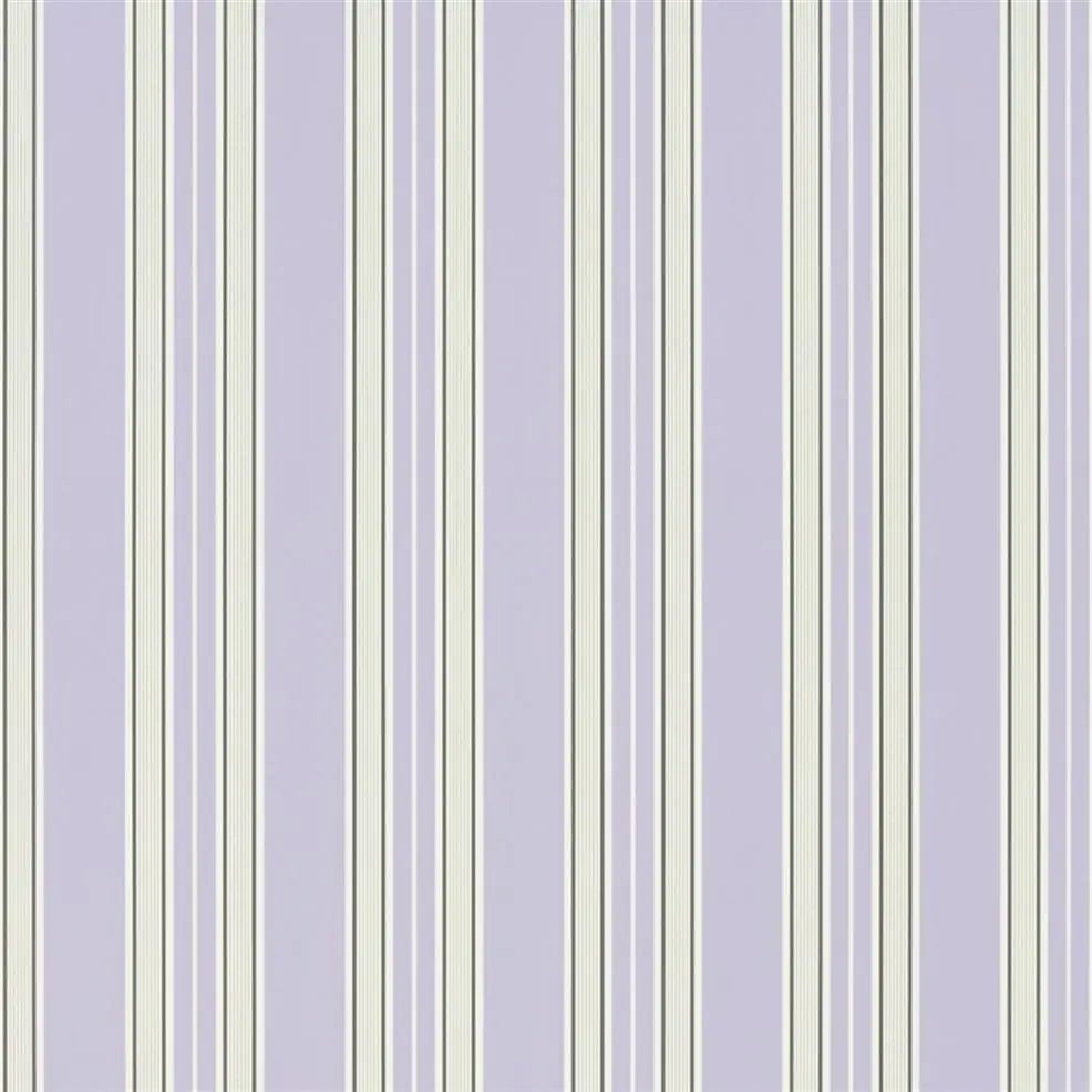 Pinstripe Wallpaper - Lilac - P586/09 - Designers Guild - Premier Wallcovering