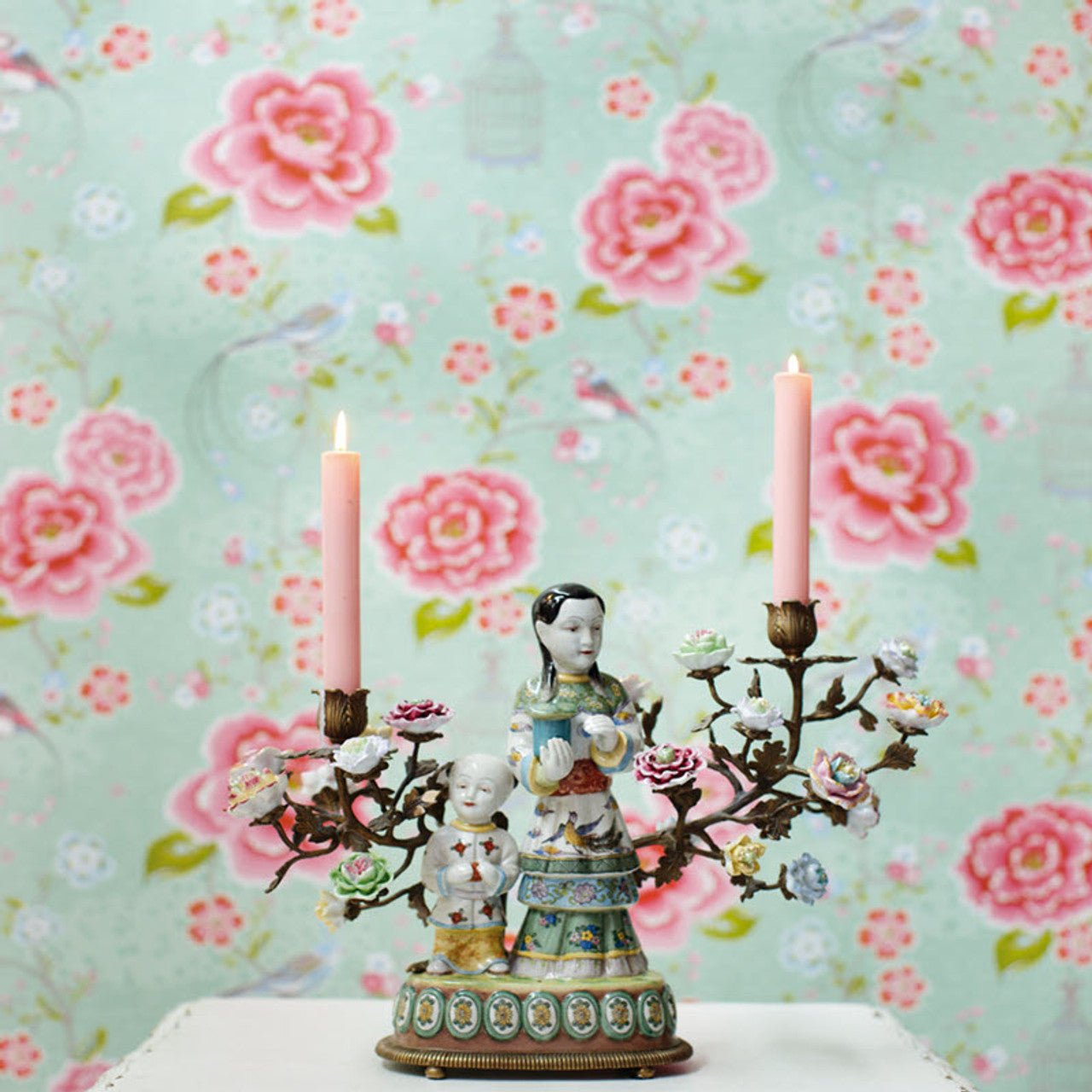 Pip Studio 5 Birds in Paradise Wallpaper - Green - Eijffinger - 300162 - Premier Wallcovering