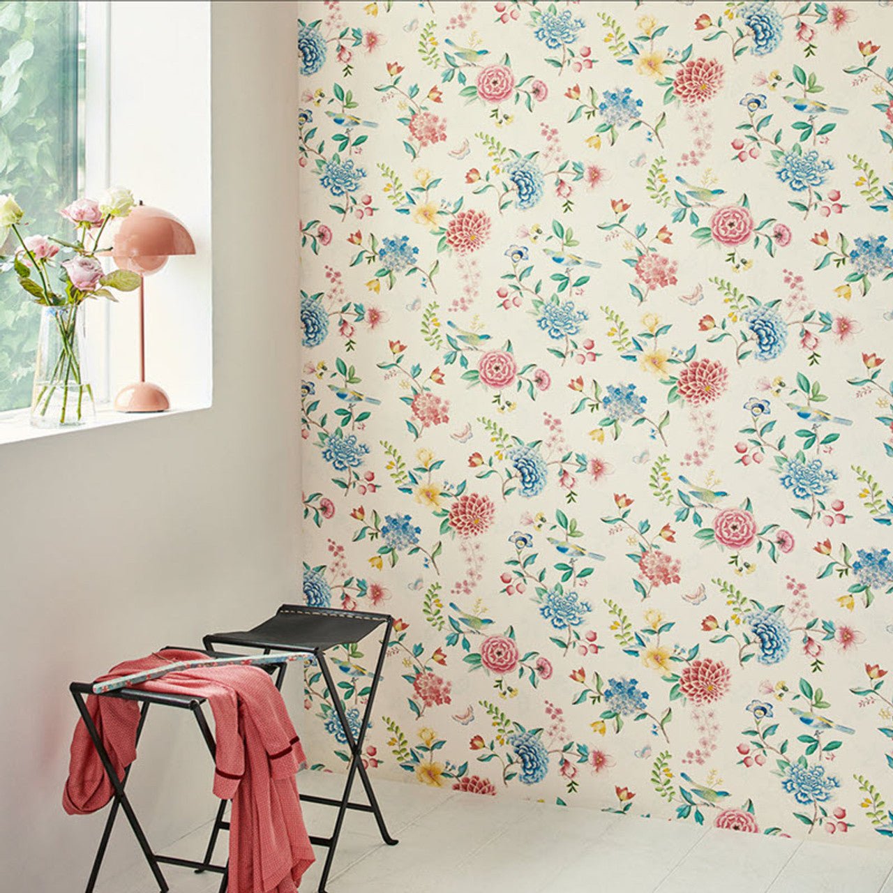 Pip Studio 5 Good Evening Wallpaper - Red - Eijffinger - 300107 - Premier Wallcovering